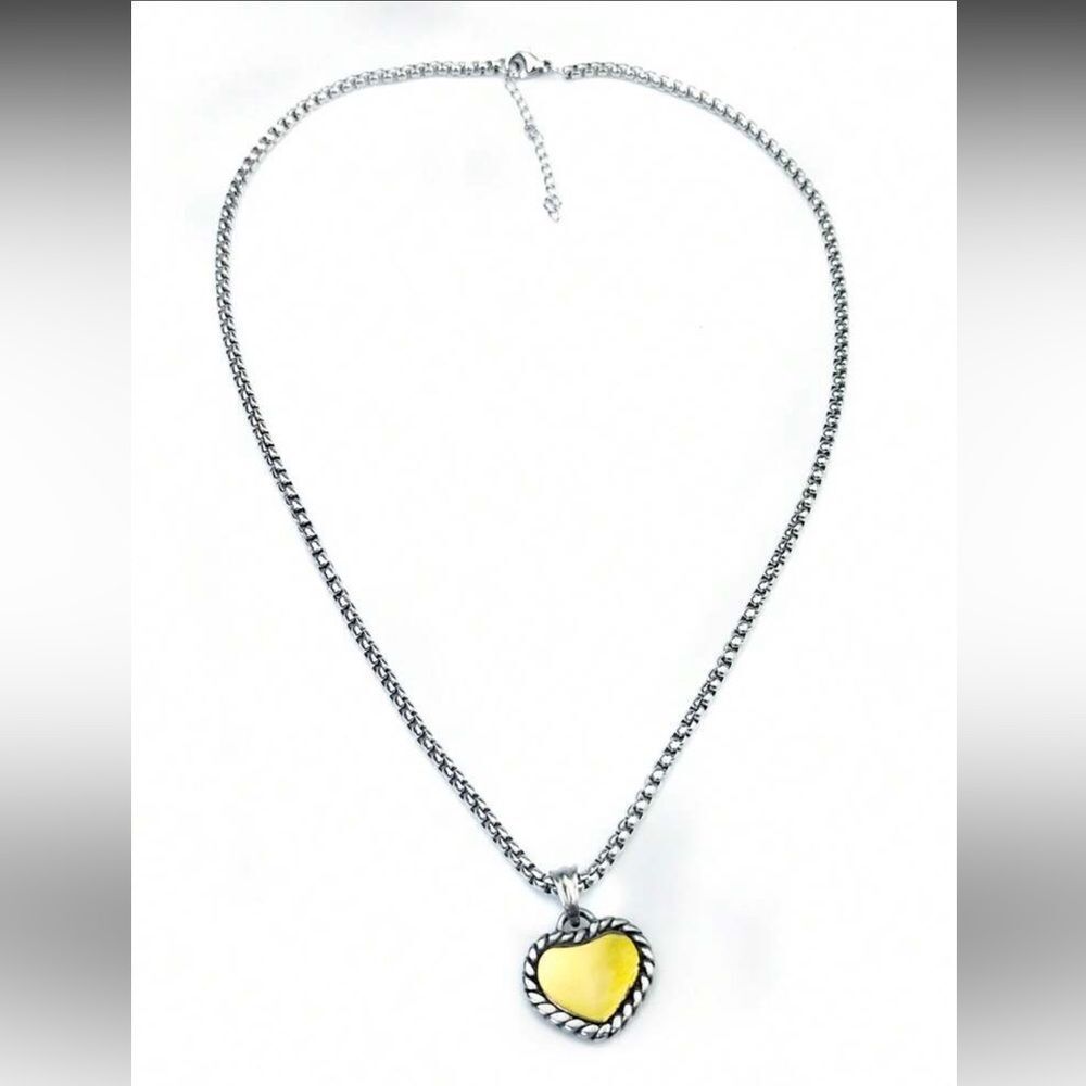 Heart pendant necklace #1630